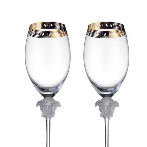 versace medusa wine glasses|versace medusa sunglasses.